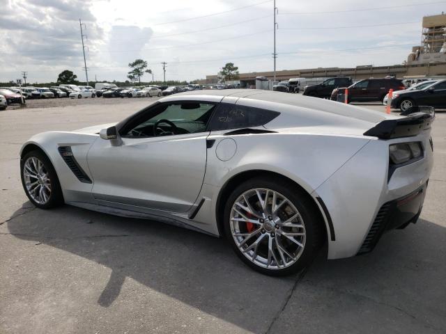 1G1YS2D6XG5606645 - 2016 CHEVROLET CORVETTE Z06 2LZ SILVER photo 2