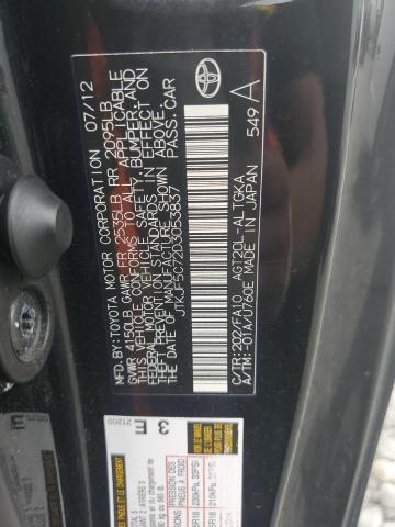 JTKJF5C72D3053837 - 2013 TOYOTA SCION TC 黑色 照片 12