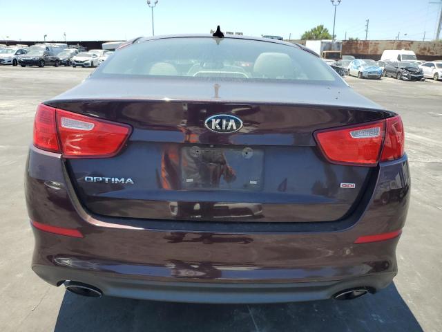 5XXGM4A74EG331160 - 2014 KIA OPTIMA LX BURGUNDY photo 6