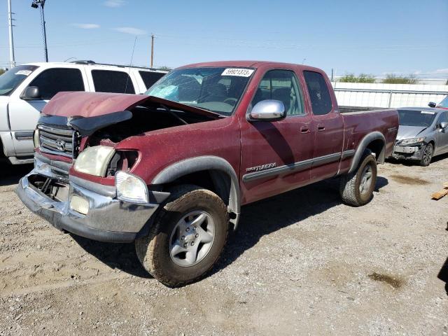 5TBBT44132S301879 - 2002 TOYOTA TUNDRA ACCESS CAB BURGUNDY photo 1