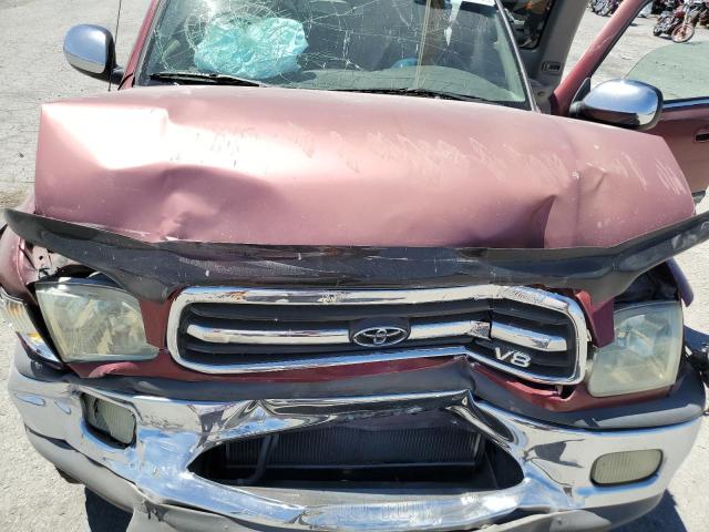5TBBT44132S301879 - 2002 TOYOTA TUNDRA ACCESS CAB 勃艮第红 照片 11