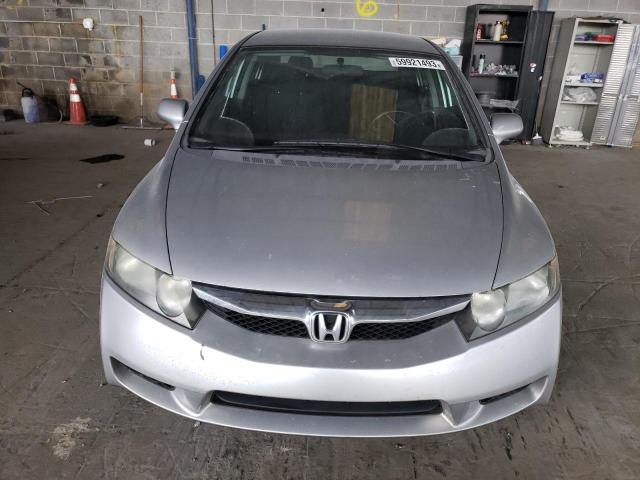 2HGFA16609H325654 - 2009 HONDA CIVIC LX-S Արծաթագույն լուսանկար 5