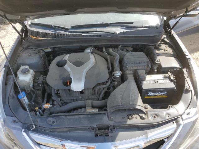 5NPEC4AB7CH369384 - 2012 HYUNDAI SONATA SE GRAY photo 11