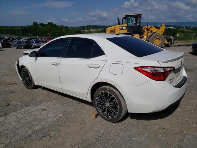 2T1BURHE0EC006976 - 2014 TOYOTA COROLLA L WHITE photo 2