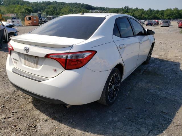 2T1BURHE0EC006976 - 2014 TOYOTA COROLLA L WHITE photo 3