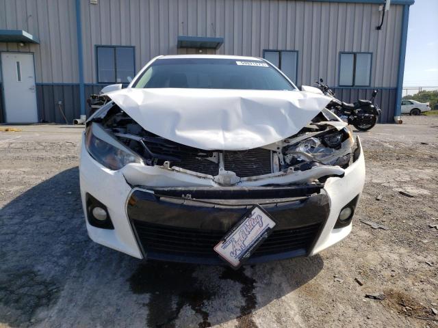 2T1BURHE0EC006976 - 2014 TOYOTA COROLLA L WHITE photo 5