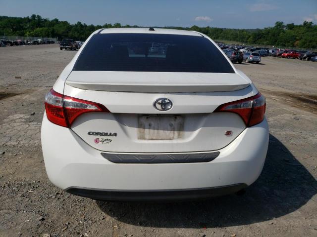 2T1BURHE0EC006976 - 2014 TOYOTA COROLLA L WHITE photo 6