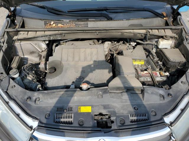 5TDBKRFH0FS214903 - 2015 TOYOTA HIGHLANDER LE GRAY photo 11