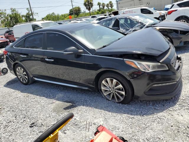 5NPE34AF9HH509980 - 2017 HYUNDAI SONATA SPORT შავი ფოტო 4