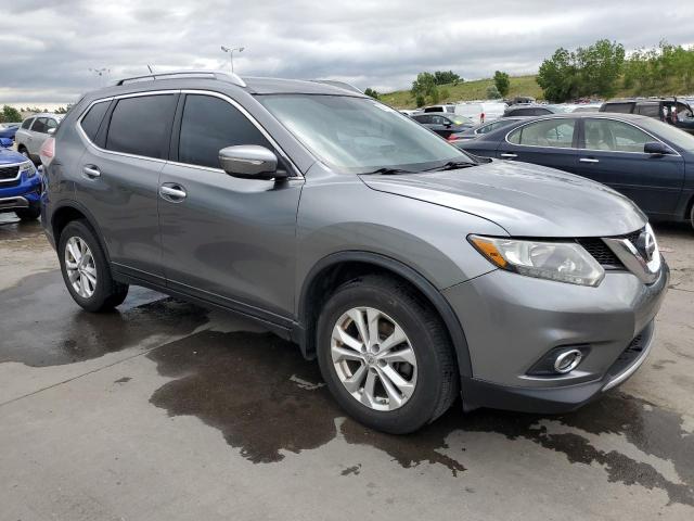 5N1AT2MV6EC784876 - 2014 NISSAN ROGUE S GRAY photo 4