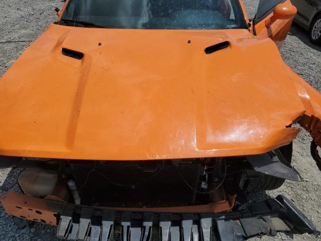 2C3CDYAG6EH139407 - 2014 DODGE CHALLENGER SXT ORANGE photo 11