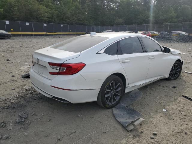 1HGCV1F58MA117964 - 2021 HONDA ACCORD EXL WHITE photo 3