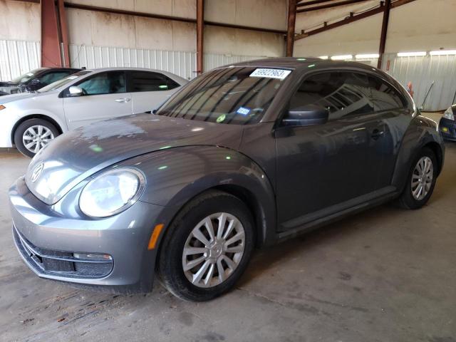 3VWFP7AT2CM622928 - 2012 VOLKSWAGEN BEETLE GRAY photo 1