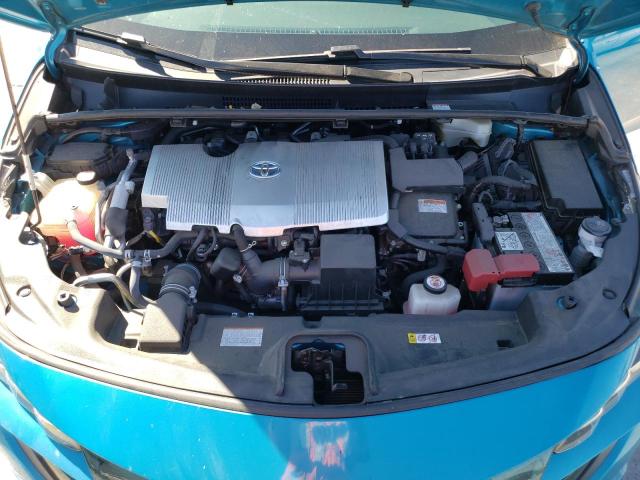 JTDKARFP4K3108864 - 2019 TOYOTA PRIUS PRIM TURQUOISE photo 11