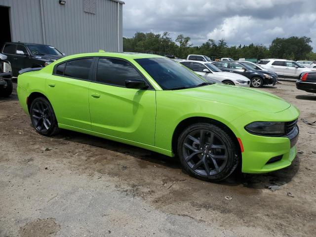 2C3CDXBG0PH613461 - 2023 DODGE CHARGER SXT GREEN photo 4