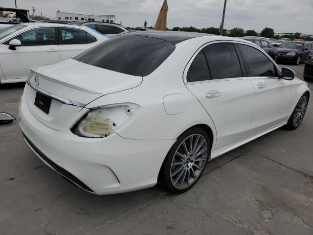 55SWF4JB7HU223552 - 2017 MERCEDES-BENZ C 300 WHITE photo 3