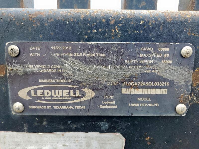 1L9GA72A9DL033216 - 2013 MISC LEDWELL TR Schwarz Foto 8