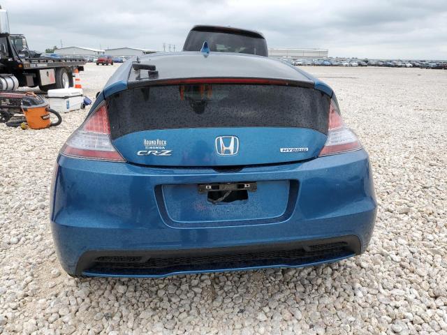 JHMZF1C63FS002140 - 2015 HONDA CR-Z EX BLUE photo 6