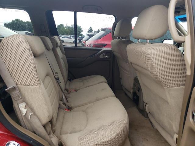 5N1AR18U16C642060 - 2006 NISSAN PATHFINDER LE 红色 照片 10