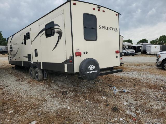 4YDT3252XH1531980 - 2017 KEYSTONE SPRINTER BROWN photo 3