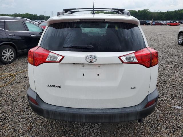 2T3ZFREVXEW128621 - 2014 TOYOTA RAV4 LE WHITE photo 6