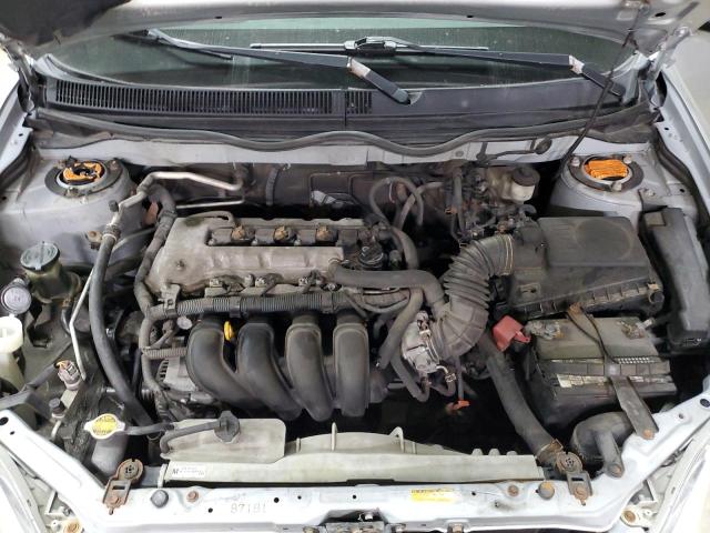 2T1KR32E08C697731 - 2008 TOYOTA COROLLA MA XR SILVER photo 12