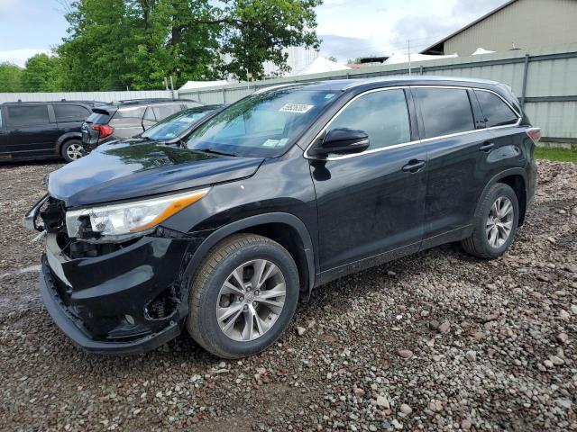 5TDJKRFH4FS141871 - 2015 TOYOTA HIGHLANDER XLE BLACK photo 1