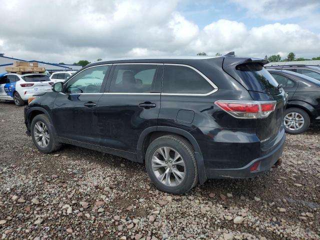 5TDJKRFH4FS141871 - 2015 TOYOTA HIGHLANDER XLE BLACK photo 2
