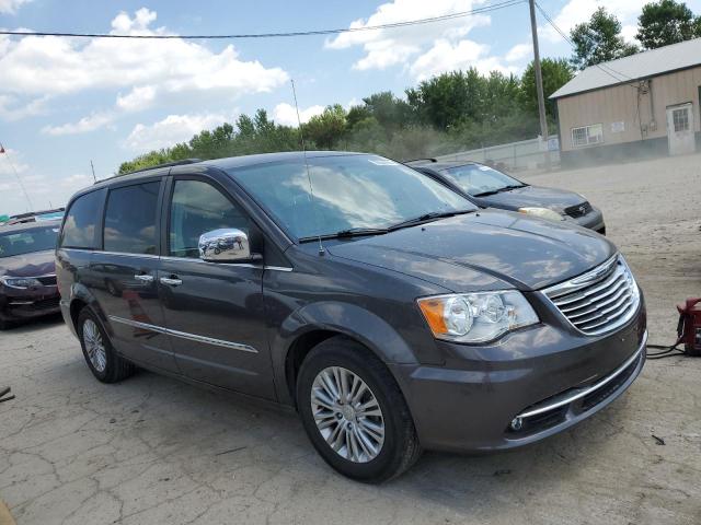 2C4RC1CG4FR609782 - 2015 CHRYSLER TOWN & COU TOURING L GRAY photo 4