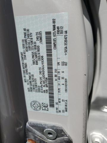 5LMCJ2D92GUJ15306 - 2016 LINCOLN MKC SELECT Սպիտակ լուսանկար 13