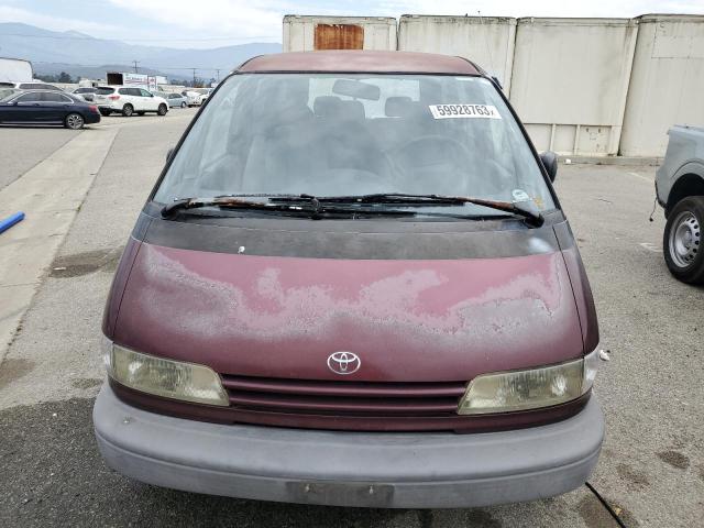 JT3AC11R6M0036526 - 1991 TOYOTA PREVIA DLX BURGUNDY photo 5