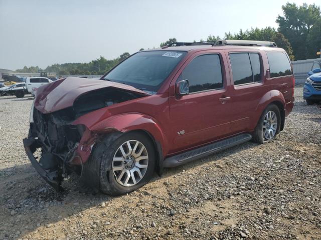 5N1BR18A78C619203 - 2008 NISSAN PATHFINDER LE RED photo 1