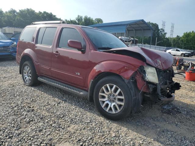 5N1BR18A78C619203 - 2008 NISSAN PATHFINDER LE RED photo 4