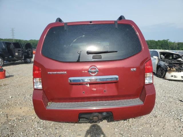 5N1BR18A78C619203 - 2008 NISSAN PATHFINDER LE RED photo 6