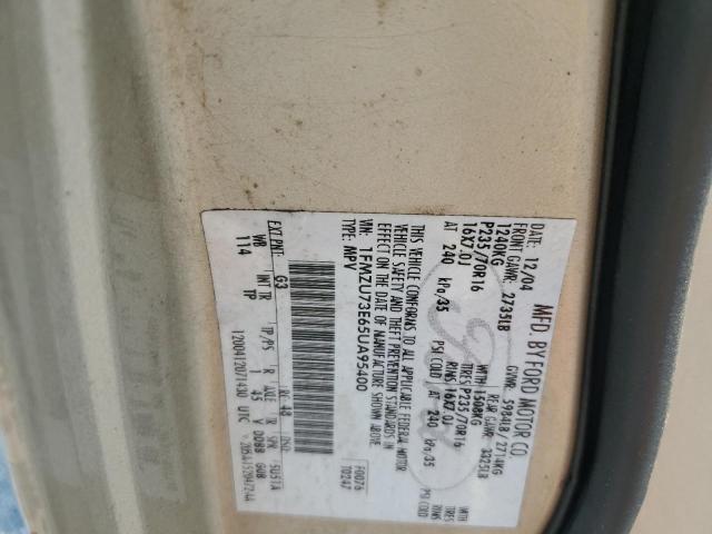 1FMZU73E65UA95400 - 2005 FORD EXPLORER XLT BEIGE photo 13