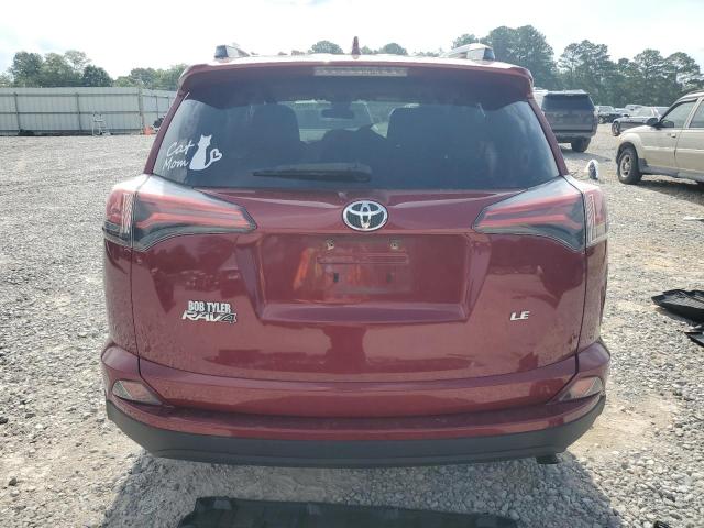 2T3ZFREV9JW492751 - 2018 TOYOTA RAV4 LE Kırmızı fotoğraf 6