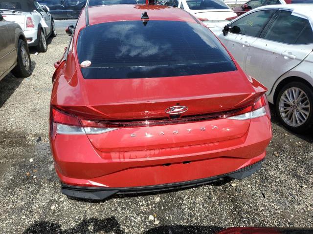 5NPLM4AG5PH093549 - 2023 HYUNDAI ELANTRA SEL RED photo 6