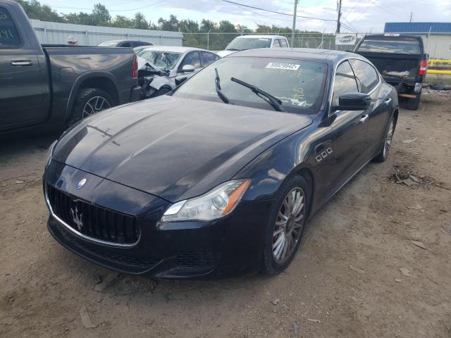 ZAM56RRA4E1079674 - 2014 MASERATI QUATTROPOR S BLACK photo 2