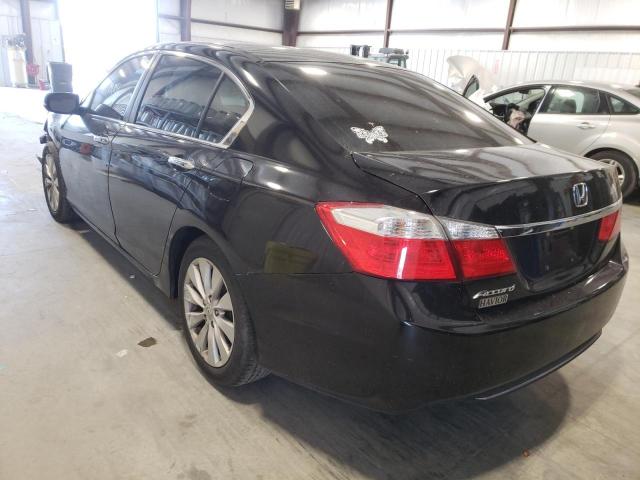 1HGCR2F73EA138606 - 2014 HONDA ACCORD EX BLACK photo 3