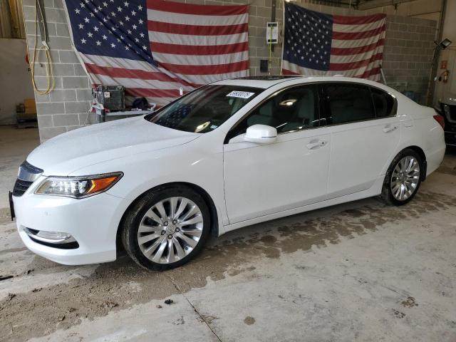 JH4KC1F90EC000564 - 2014 ACURA RLX ADVANCE WHITE photo 1
