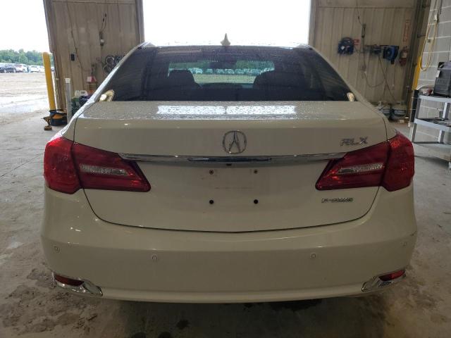 JH4KC1F90EC000564 - 2014 ACURA RLX ADVANCE WHITE photo 6
