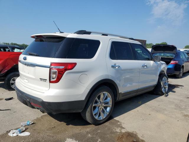 1FM5K8F84EGC12504 - 2014 FORD EXPLORER LIMITED WHITE photo 3