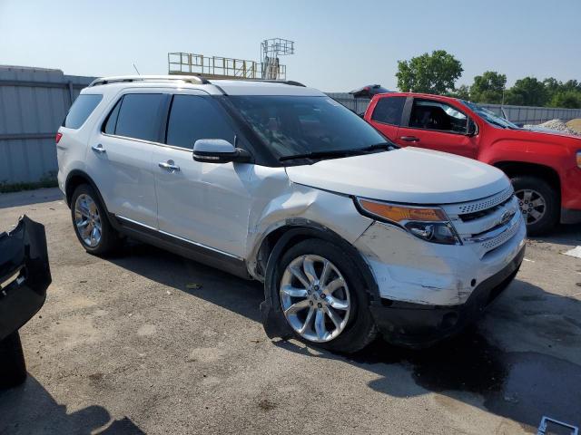 1FM5K8F84EGC12504 - 2014 FORD EXPLORER LIMITED WHITE photo 4