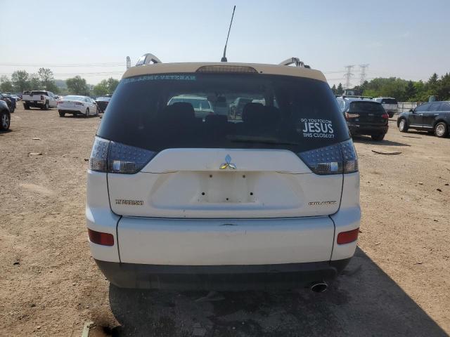 JA4LS21W49Z016064 - 2009 MITSUBISHI OUTLANDER ES WHITE photo 6