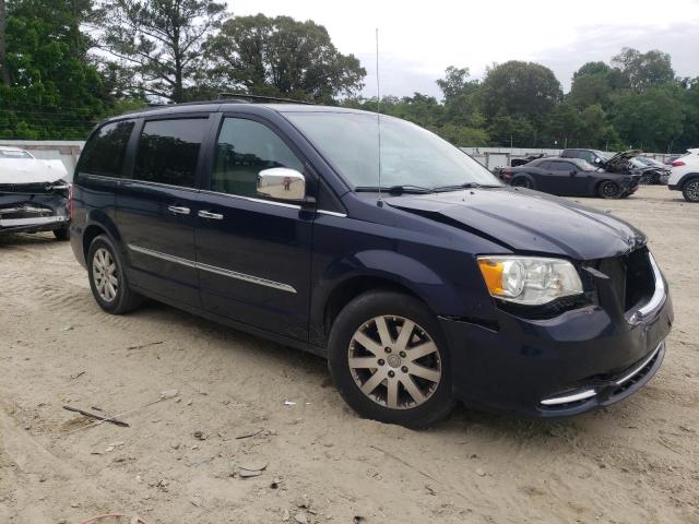 2C4RC1CG4CR363313 - 2012 CHRYSLER TOWN & COU TOURING L BLUE photo 4