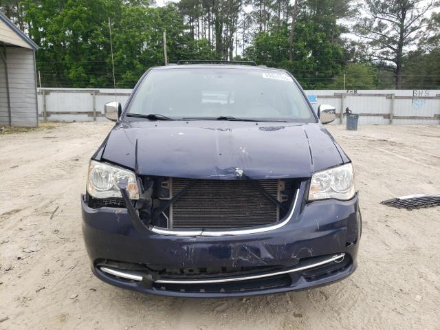 2C4RC1CG4CR363313 - 2012 CHRYSLER TOWN & COU TOURING L BLUE photo 5