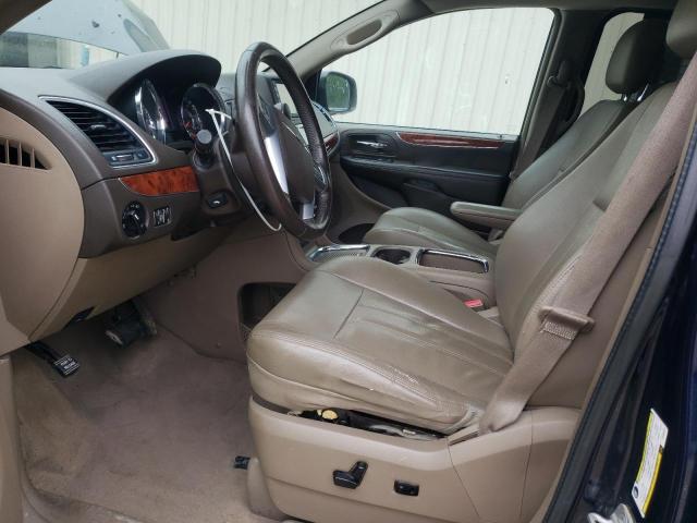 2C4RC1CG4CR363313 - 2012 CHRYSLER TOWN & COU TOURING L BLUE photo 7