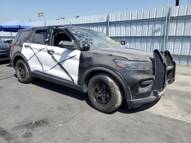 1FM5K8AB7LGA19005 - 2020 FORD EXPLORER POLICE INTERCEPTOR 双色 照片 4