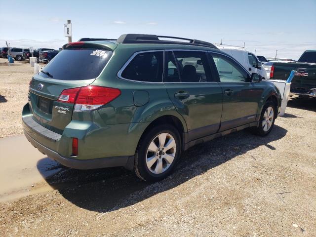 4S4BRBJC3A3385794 - 2010 SUBARU OUTBACK 2.5I LIMITED GREEN photo 3