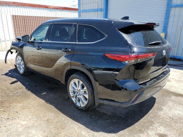 5TDKDRBH8PS027846 - 2023 TOYOTA HIGHLANDER L BLACK photo 2